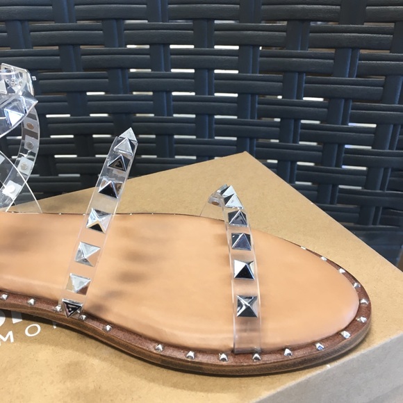 💎Clear Studded Cushionaire Memory Foam Sandals💎 - Picture 7 of 8